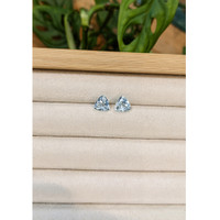 2.44 Ct.Tw.Total Carat Weight Blue Aquamarine Pair from Madagascar Life Style