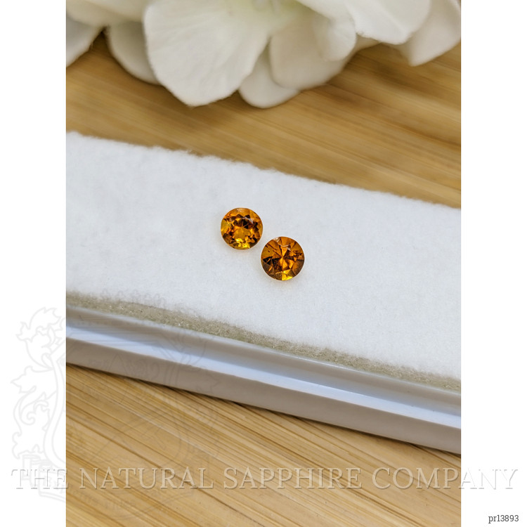 0.87 Ct.Tw. Orange Madeira Citrine Pair from Brazil