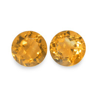 0.94 Ct.Tw. Round Madeira Citrine Pair