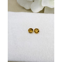 0.89 Ct.Tw.Total Carat Weight Golden Yellow Madeira Citrine Pair from Brazil Life Style