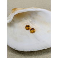 0.87&nbsp;Ct.Tw.Total Carat Weight Yellowish Orange Madeira Citrine Pair from Brazil Life Style