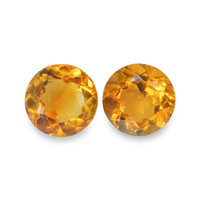 0.78 Ct.Tw. Round Madeira Citrine Pair