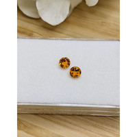 0.90&nbsp;Ct.Tw.Total Carat Weight Yellowish Orange Madeira Citrine Pair from Brazil Life Style