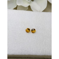0.88&nbsp;Ct.Tw.Total Carat Weight Yellowish Orange Madeira Citrine Pair from Brazil Life Style