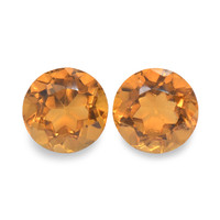 0.95 Ct.Tw. Round Madeira Citrine Pair