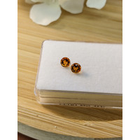 0.95 Ct.Tw.Total Carat Weight Orange Madeira Citrine Pair from Brazil Life Style