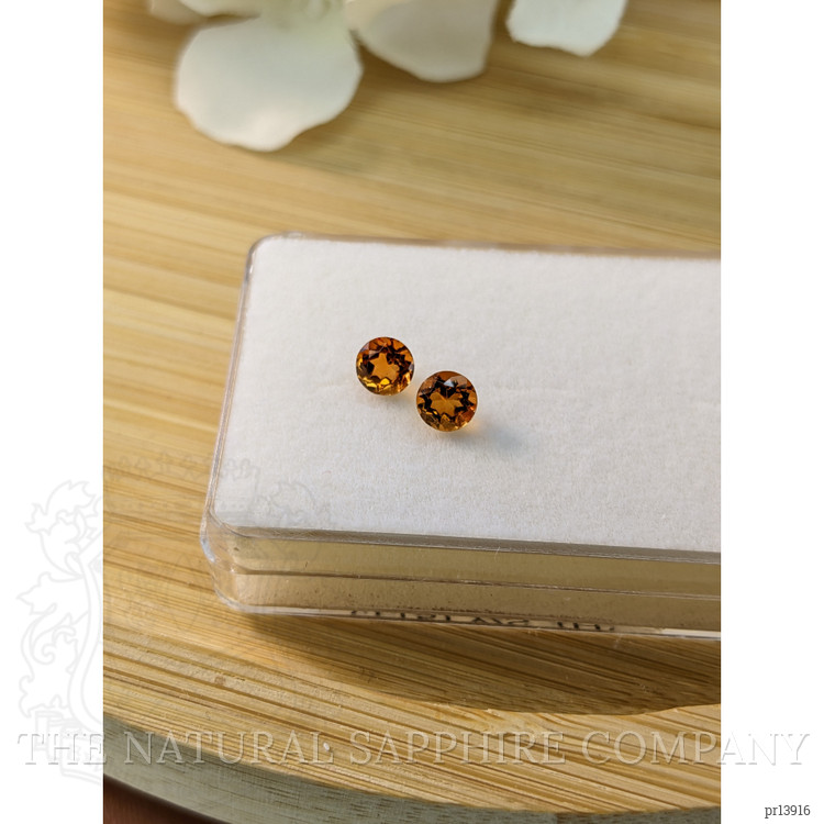 0.95 Ct.Tw. Orange Madeira Citrine Pair from Brazil