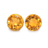 0.90 Ct.Tw. Round Madeira Citrine Pair