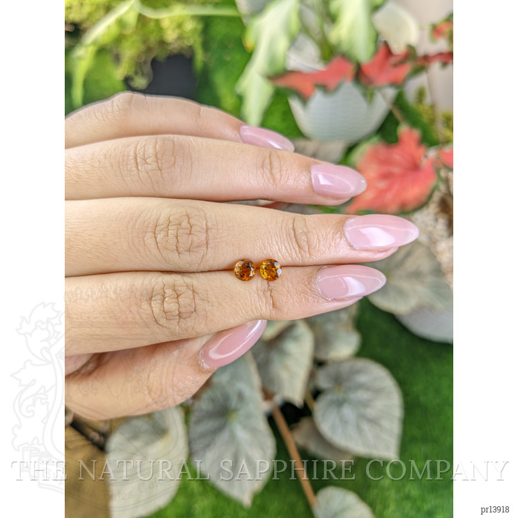 0.92 Ct.Tw. Orange Madeira Citrine Pair from Brazil