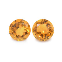 0.95 Ct.Tw. Round Madeira Citrine Pair