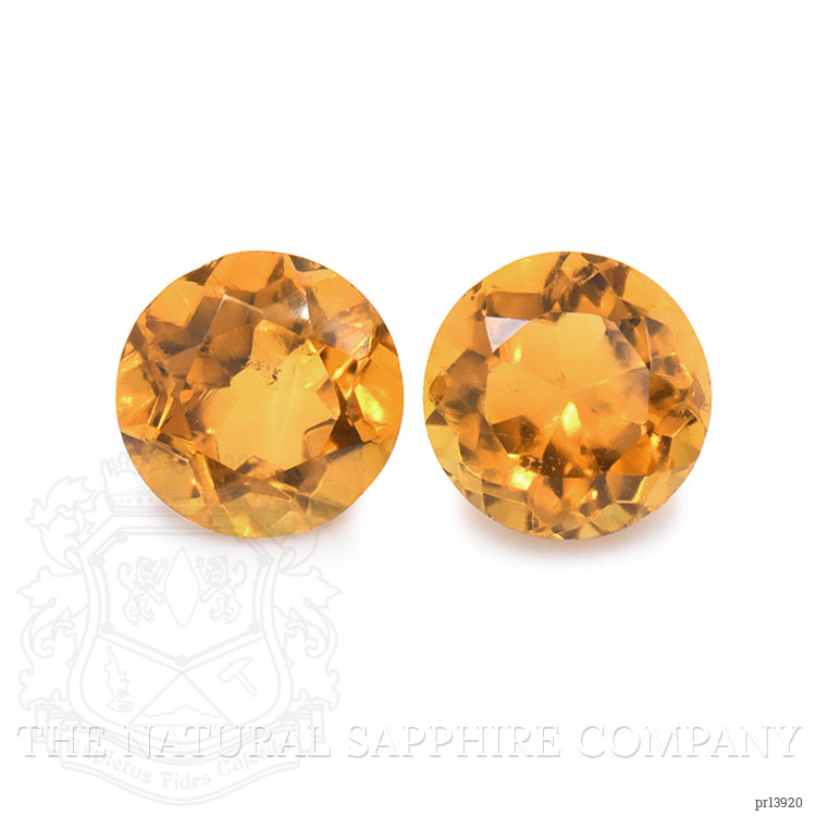 0.95 Ct.Tw. Orange Madeira Citrine Pair from Brazil