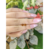 0.97&nbsp;Ct.Tw.Total Carat Weight Yellowish Orange Madeira Citrine Pair from Brazil Life Style