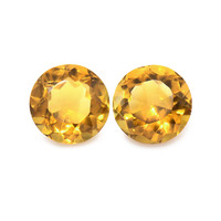 0.91 Ct.Tw. Round Madeira Citrine Pair