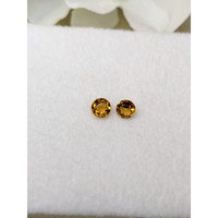 0.91&nbsp;Ct.Tw.Total Carat Weight Yellowish Orange Madeira Citrine Pair from Brazil Life Style