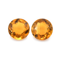 0.80 Ct.Tw. Round Madeira Citrine Pair