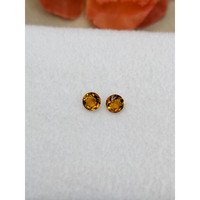 0.87 Ct.Tw.Total Carat Weight Orange Madeira Citrine Pair from Brazil Life Style