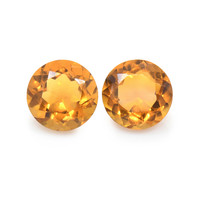 0.91 Ct.Tw. Round Madeira Citrine Pair