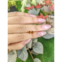 0.91&nbsp;Ct.Tw.Total Carat Weight Orange Madeira Citrine Pair from Brazil Life Style
