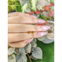0.82&nbsp;Ct.Tw.Total Carat Weight Orange Madeira Citrine Pair from Brazil Life Style