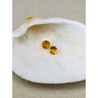 0.89 Ct.Tw.Total Carat Weight Orange Madeira Citrine Pair from Brazil Life Style
