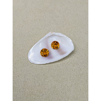 0.83&nbsp;Ct.Tw.Total Carat Weight Orange Madeira Citrine Pair from Brazil Life Style
