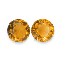 0.84 Ct.Tw. Round Madeira Citrine Pair