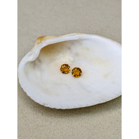 0.84 Ct.Tw.Total Carat Weight Orange Madeira Citrine Pair from Brazil Life Style