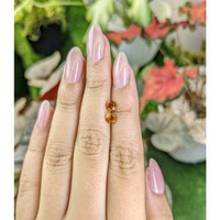 0.96&nbsp;Ct.Tw.Total Carat Weight Yellowish Orange Madeira Citrine Pair from Brazil Life Style
