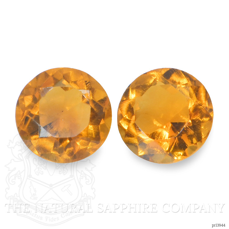 0.86 Ct.Tw. Orange Madeira Citrine Pair from Brazil
