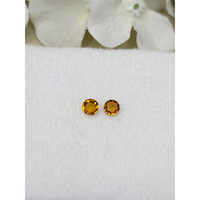 0.80&nbsp;Ct.Tw.Total Carat Weight Orange Madeira Citrine Pair from Brazil Life Style