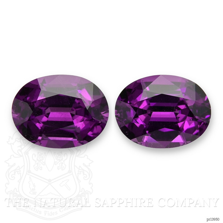5.15 Ct.Tw. Purple Garnet Pair from Mozambique