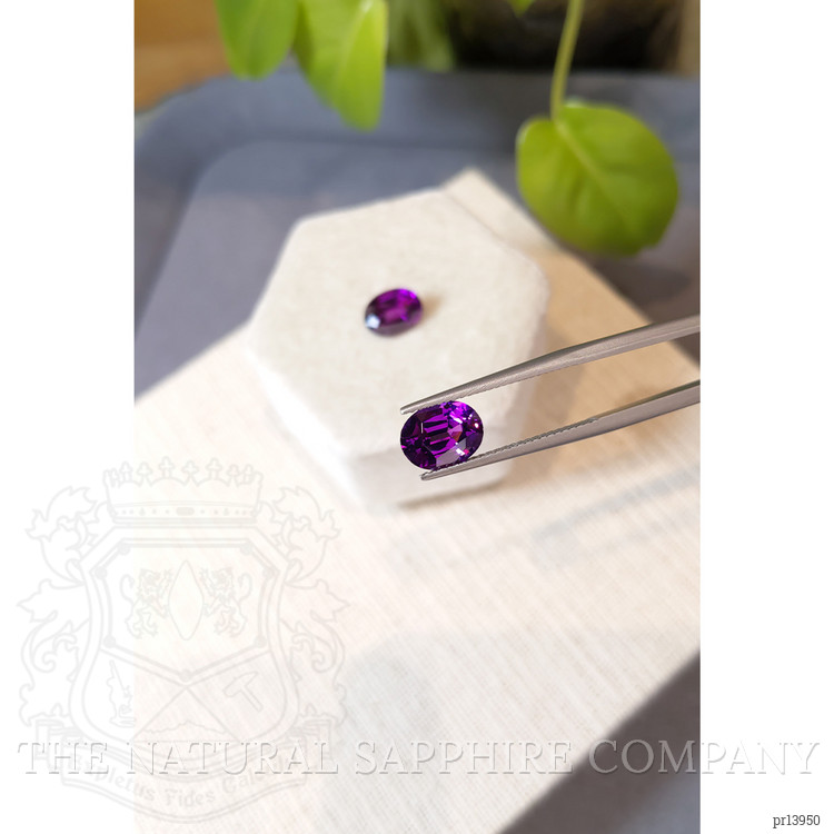 5.15 Ct.Tw. Purple Garnet Pair from Mozambique