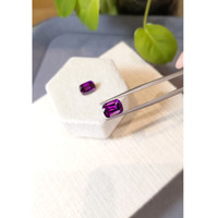 5.68 Ct.Tw.Total Carat Weight Purple Garnet Pair from Mozambique Life Style