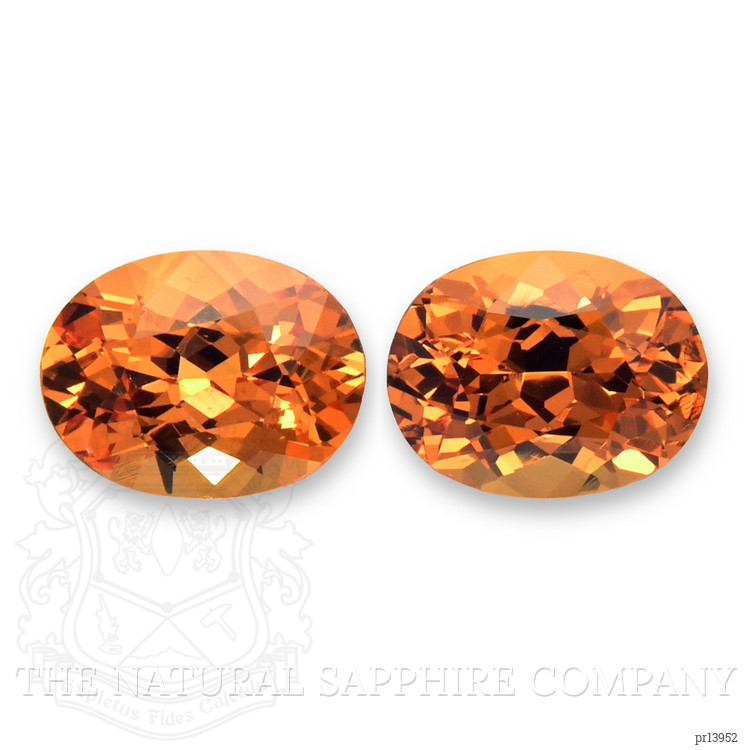 3.26 Ct.Tw. Orange Spessartite Garnet Pair from Tanzania