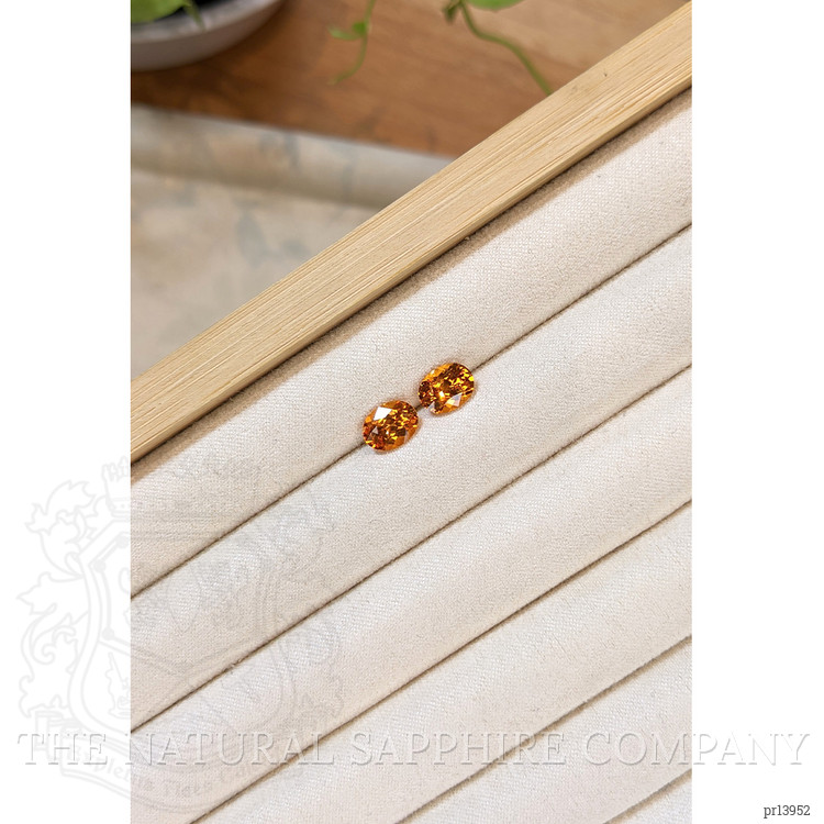 3.26 Ct.Tw. Orange Spessartite Garnet Pair from Tanzania