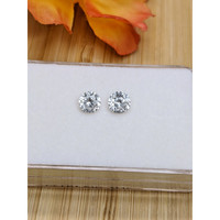 2.20&nbsp;Ct.Tw.Total Carat Weight White Zircon Pair from Ceylon (Sri Lanka) Life Style