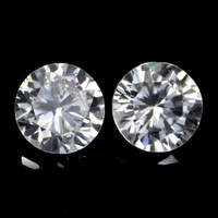 2.08&nbsp;Ct.Tw.Total Carat Weight White Zircon Pair from Ceylon (Sri Lanka) Video