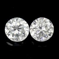 2.40&nbsp;Ct.Tw.Total Carat Weight White Zircon Pair from Ceylon (Sri Lanka) Video