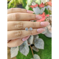2.40&nbsp;Ct.Tw.Total Carat Weight White Zircon Pair from Ceylon (Sri Lanka) Life Style