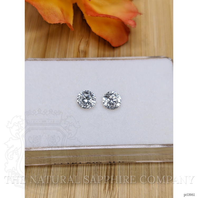2.25 Ct.Tw. Zircon Pair from Ceylon (Sri Lanka)