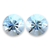 1.56 Ct.Tw.Total Carat Weight Blue Aquamarine Pair from Brazil Video