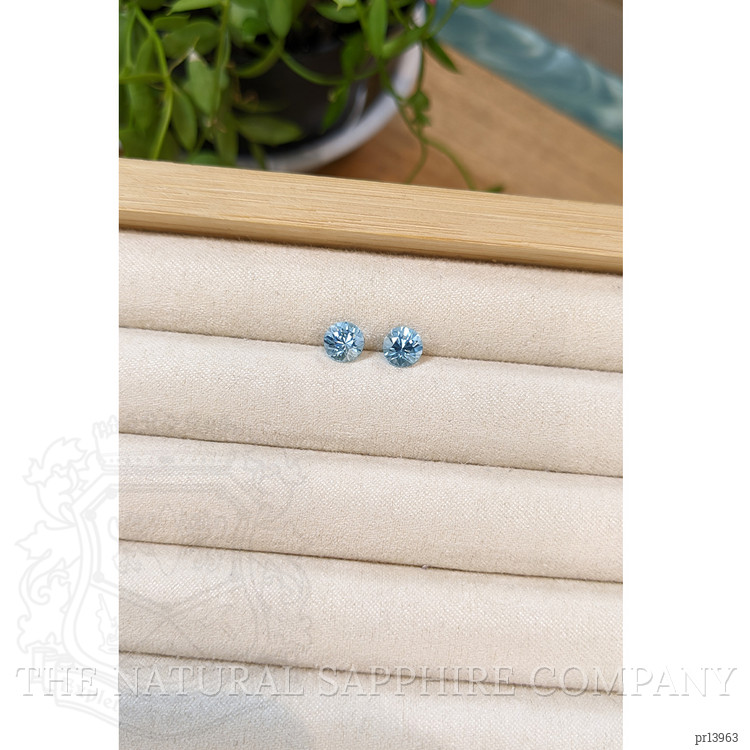1.56 Ct.Tw. Blue Aquamarine Pair from Brazil