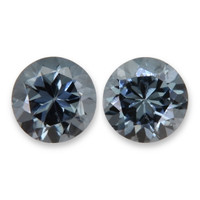 1.31 Ct.Tw.Total Carat Weight Bluish Grey Spinel Pair from Tanzania Video