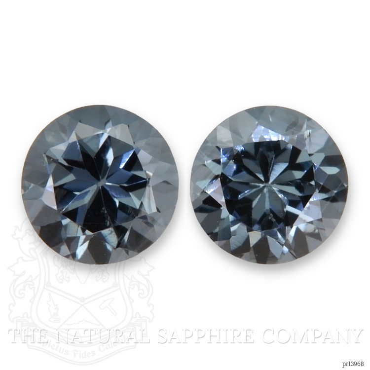 1.31 Ct.Tw. Bluish Grey Spinel Pair from Tanzania