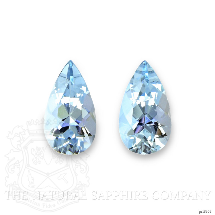1.71 Ct.Tw. Blue Aquamarine Pair from Brazil