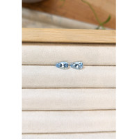 1.71 Ct.Tw.Total Carat Weight Blue Aquamarine Pair from Brazil Life Style
