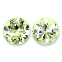 1.81 Ct.Tw.Total Carat Weight Yellowish Green Tourmaline Pair from Brazil Video