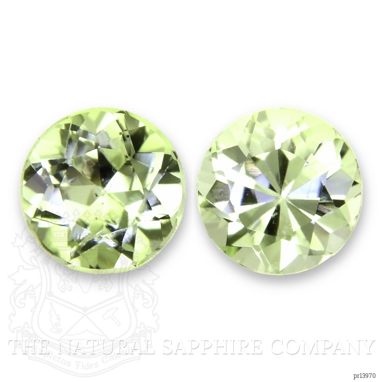 1.81 Ct.Tw. Yellowish Green Tourmaline Pair from Brazil