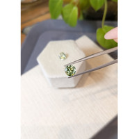 2.66&nbsp;Ct.Tw.Total Carat Weight Greenish Yellow Tourmaline Pair from Brazil Life Style