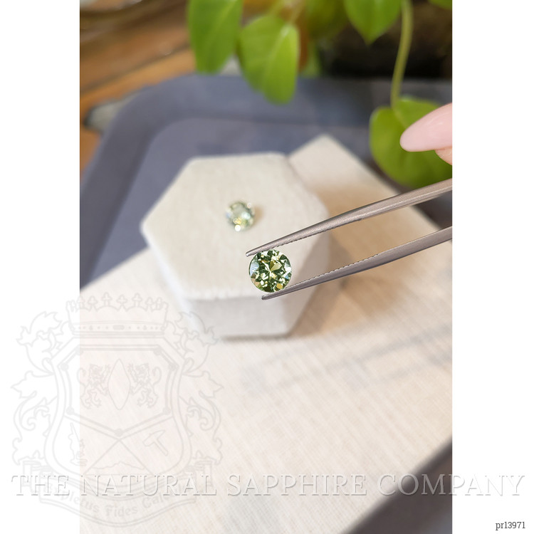 2.66 Ct.Tw. Greenish Yellow Tourmaline Pair from Brazil
